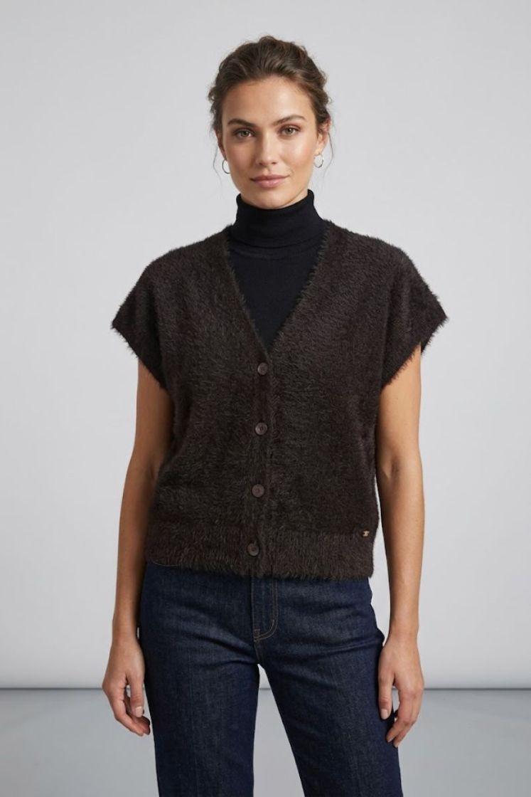Gilet RED BUTTON 59 espresso