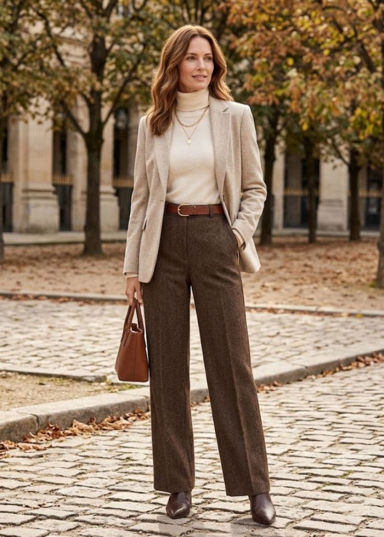 Broek SOYA 8980C CHOCOLATE