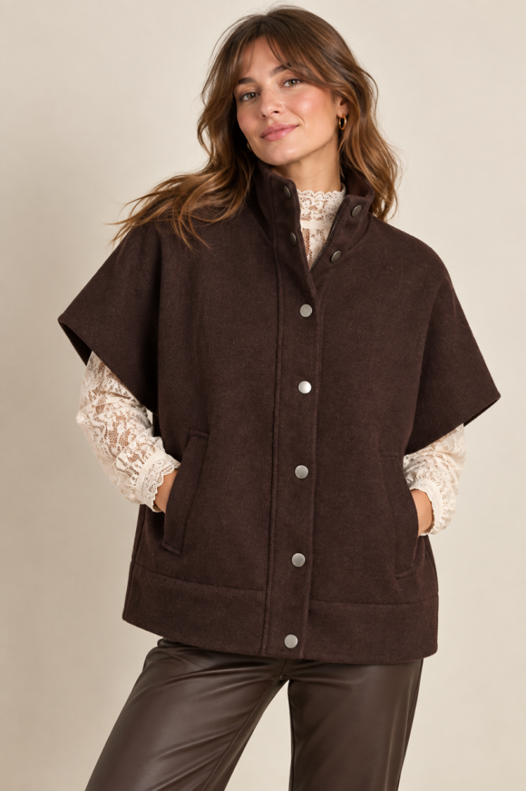 Gilet SOYA 98980 CHOCOLATE