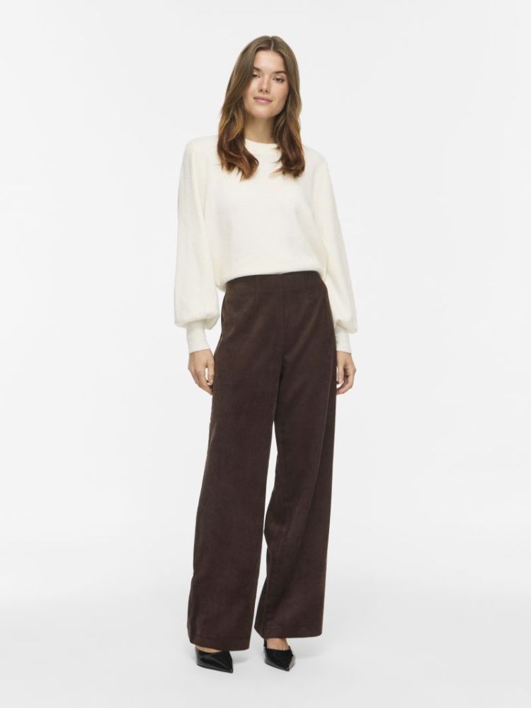 Broek VILA 196326 Coffee B
