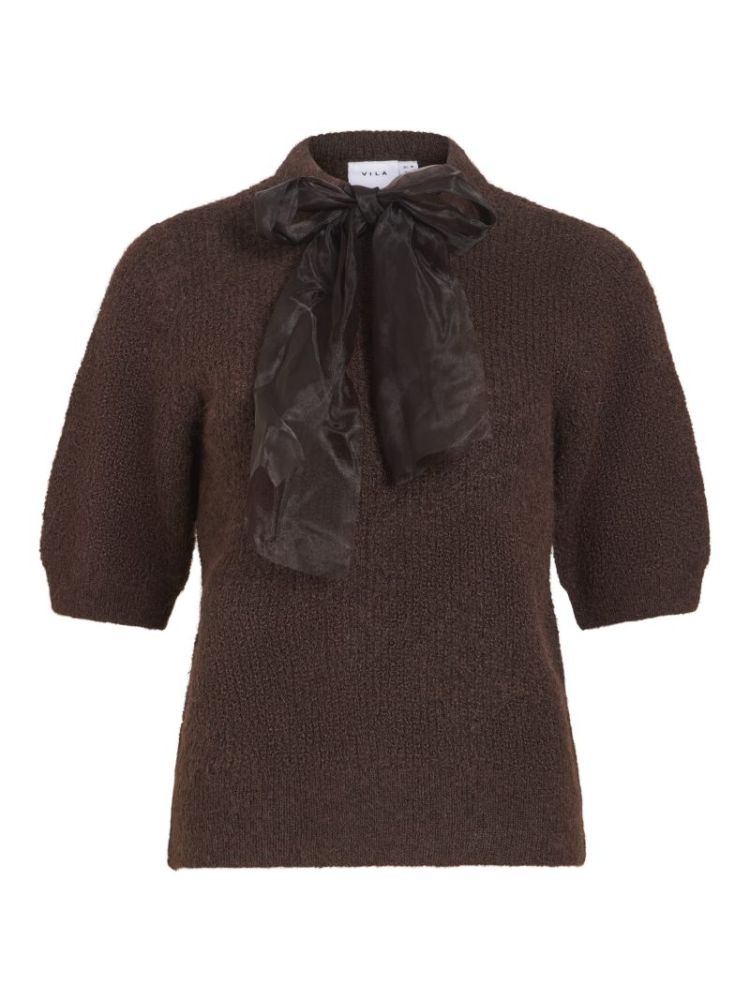 Pull VILA 196326001 Coffe
