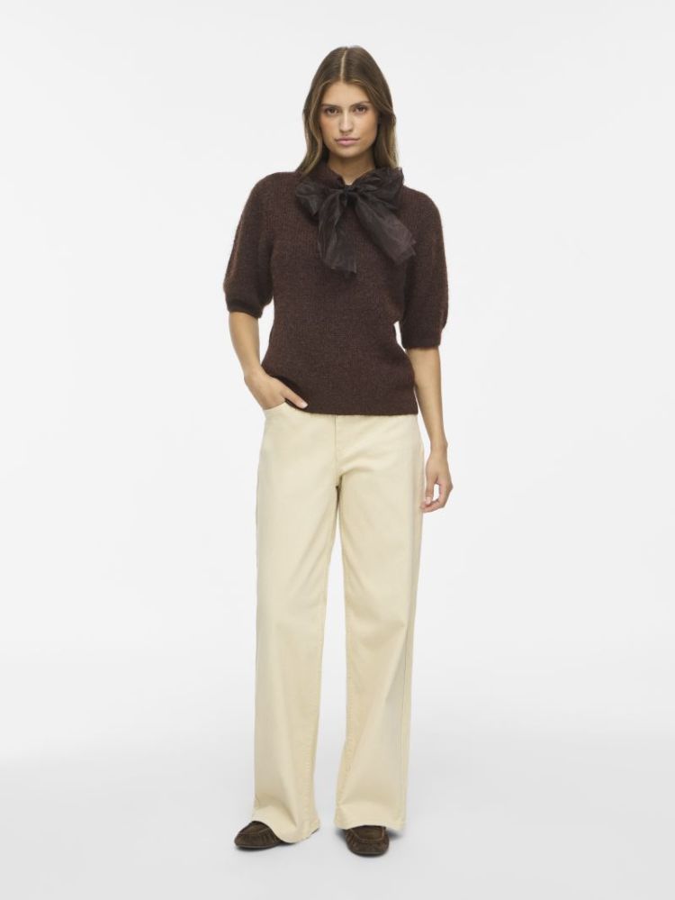 Pull VILA 196326001 Coffe