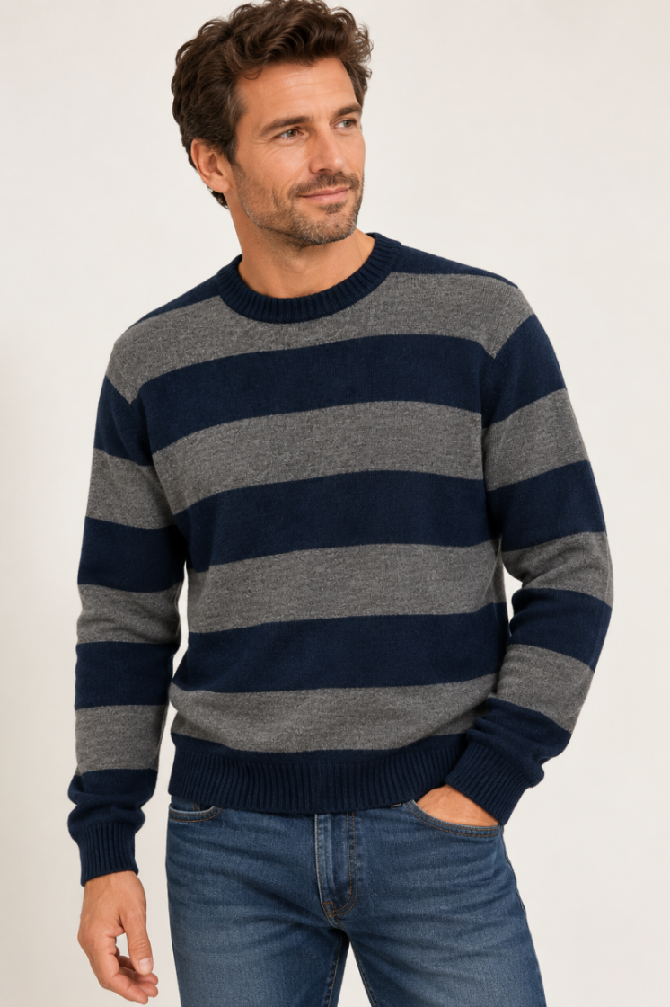 Pull BOSTON 400 BLEU MARINE