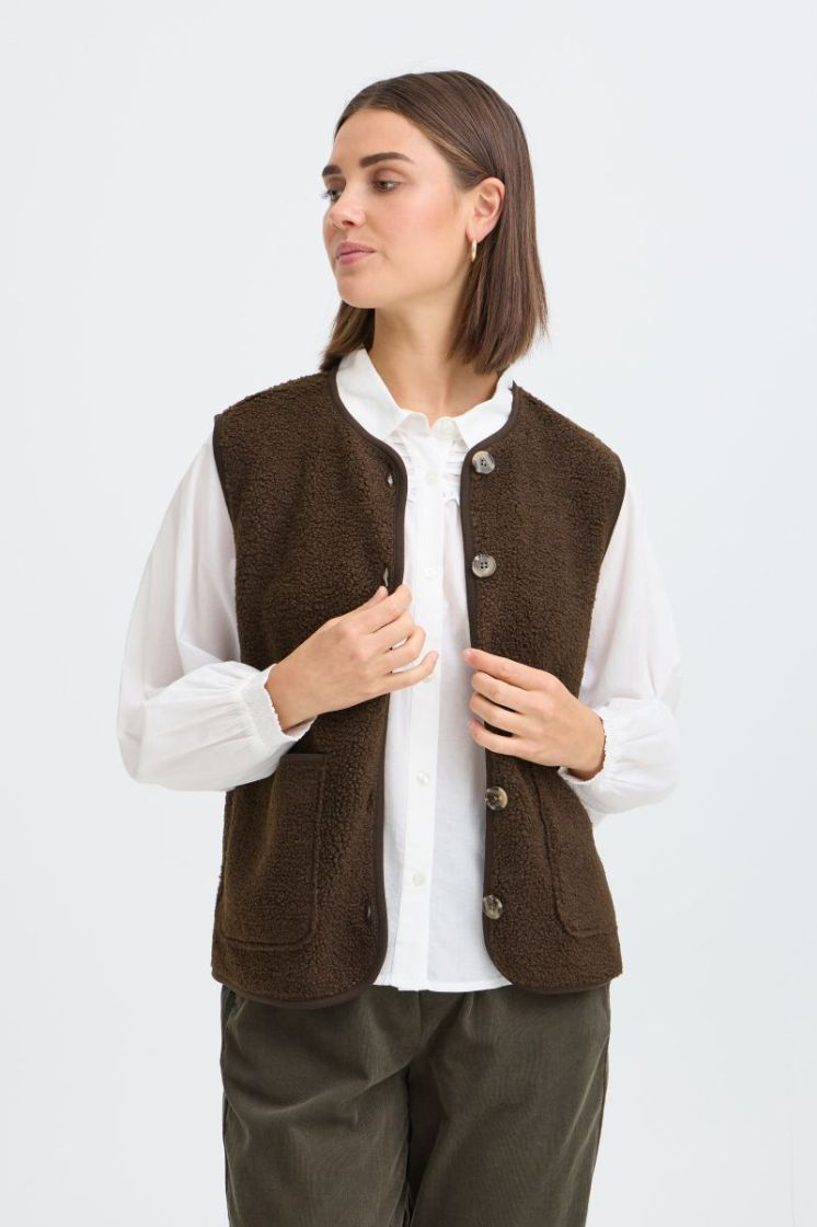 Gilet FRANSA 190913 Hot Fudg