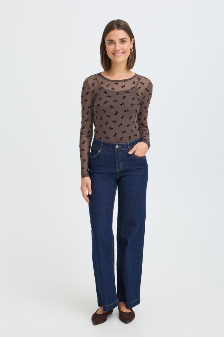 T-shirt FRANSA 900016757 BROWN