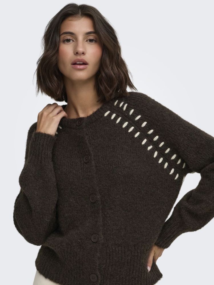Gilet JDY 237375002 Coffe