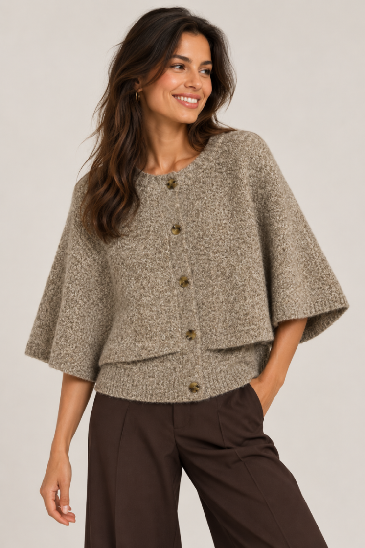 Gilet VERO MODA 288475001 Cocoa