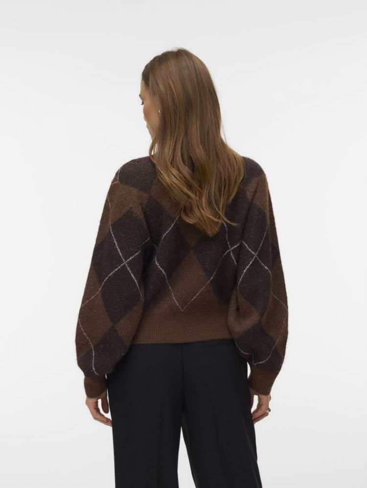 Pull VERO MODA 288475001 Cocoa
