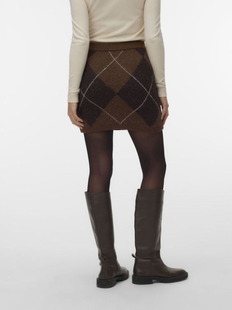 Rok VERO MODA 288475001 Cocoa