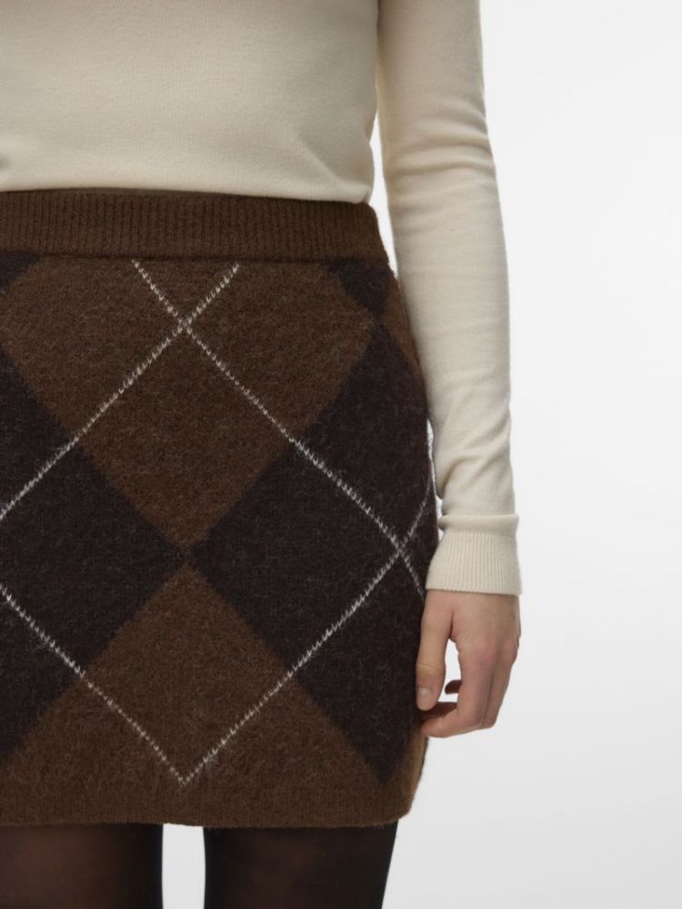 Rok VERO MODA 288475001 Cocoa