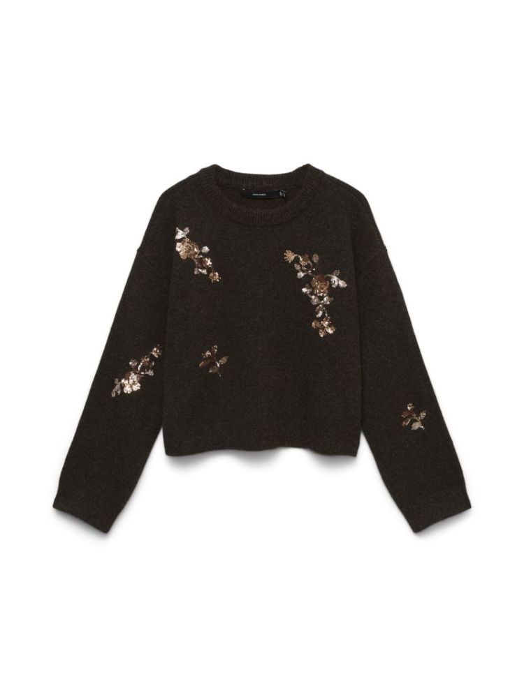Pull VERO MODA 297957002 Choco