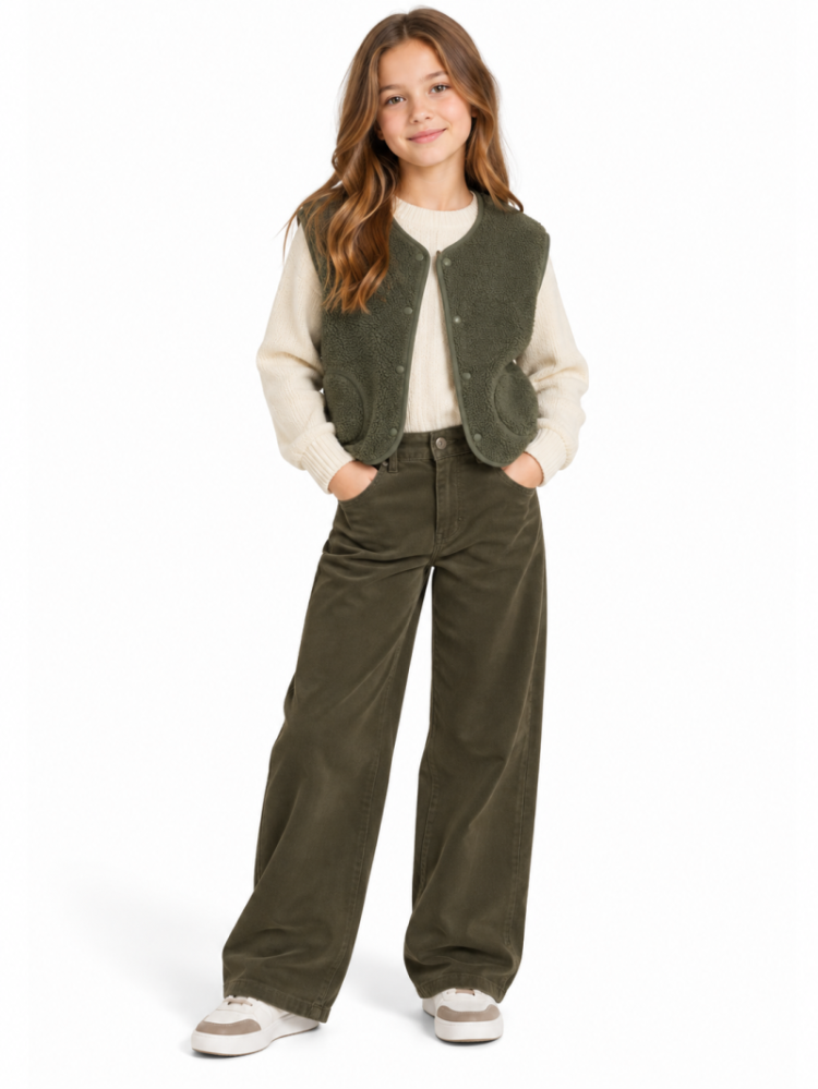 Gilet NAME IT 233596 Olive Ni