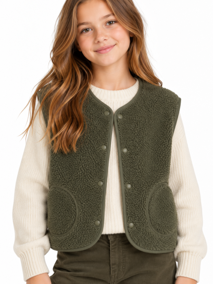 Gilet NAME IT 233596 Olive Ni