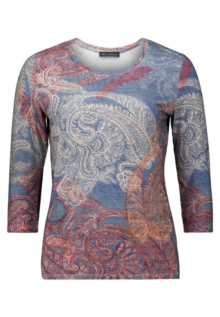 T-shirt BETTY BARCLAY 8840 Blue/Red