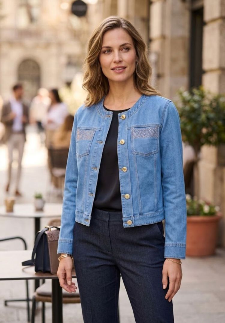 Blazer BETTY BARCLAY 8619 Middle Blu