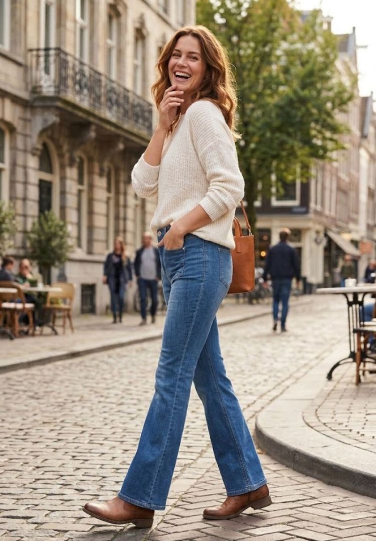 Jeansbroek BETTY BARCLAY 8619 Middle Blu