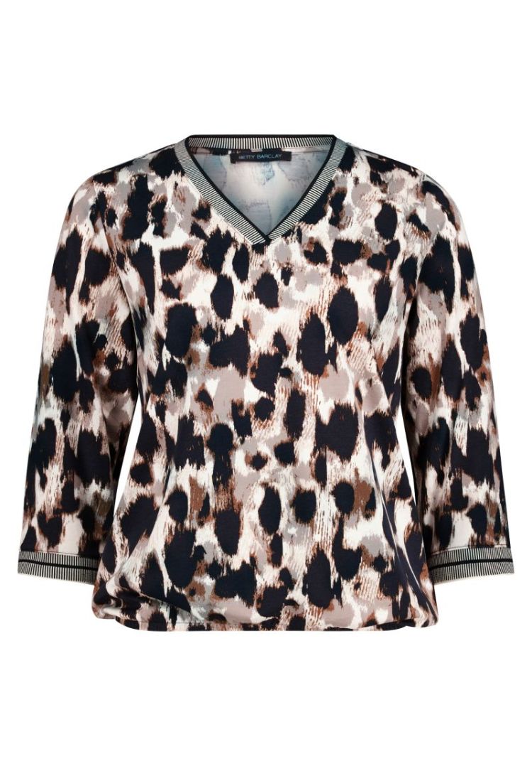 T-shirt BETTY BARCLAY 7898 Beige/Blac
