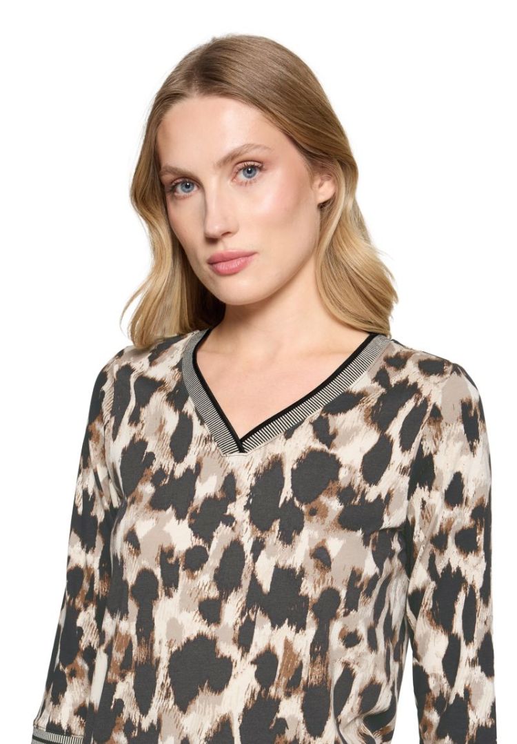 T-shirt BETTY BARCLAY 7898 Beige/Blac