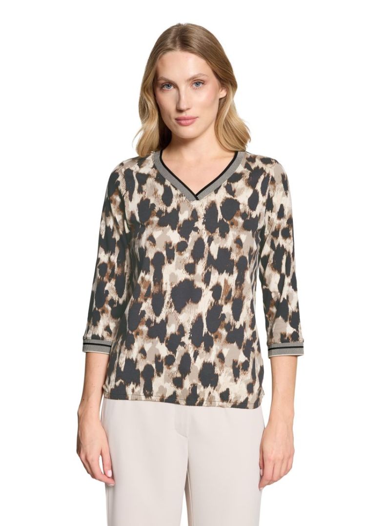 T-shirt BETTY BARCLAY 7898 Beige/Blac