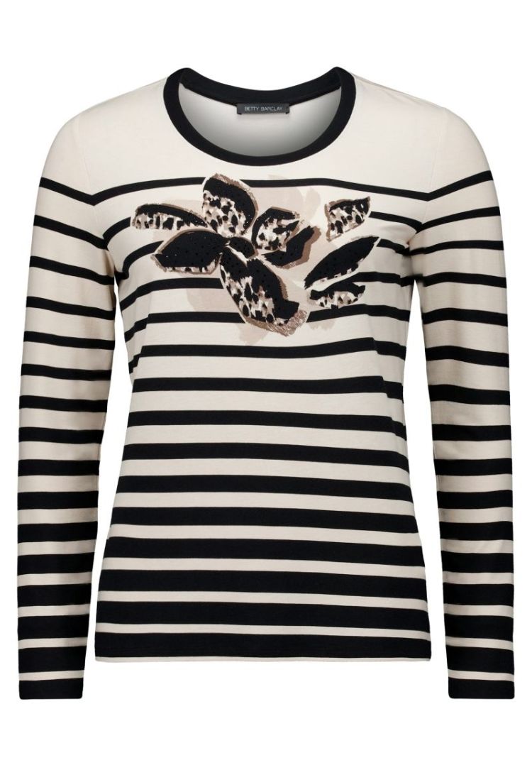 T-shirt BETTY BARCLAY 7898 Beige/Blac
