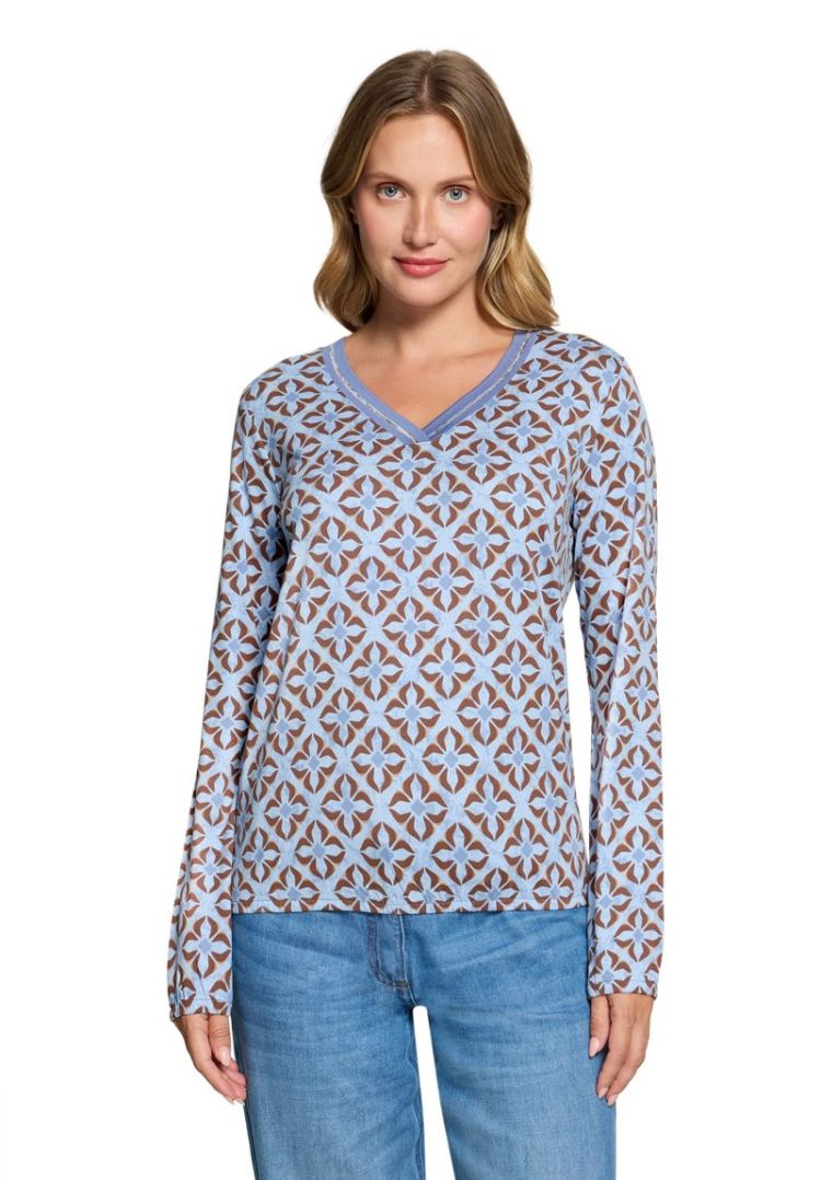T-shirt BETTY BARCLAY 8870 Blue/Brown