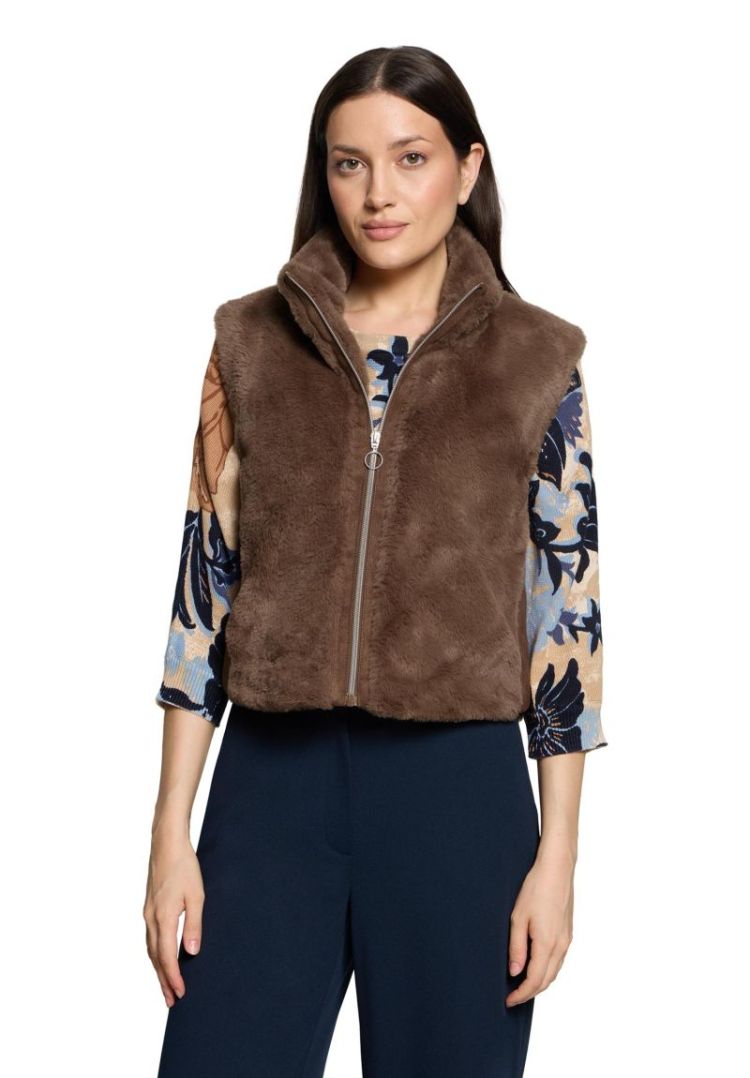 Gilet BETTY BARCLAY 7048 Dark Coffe