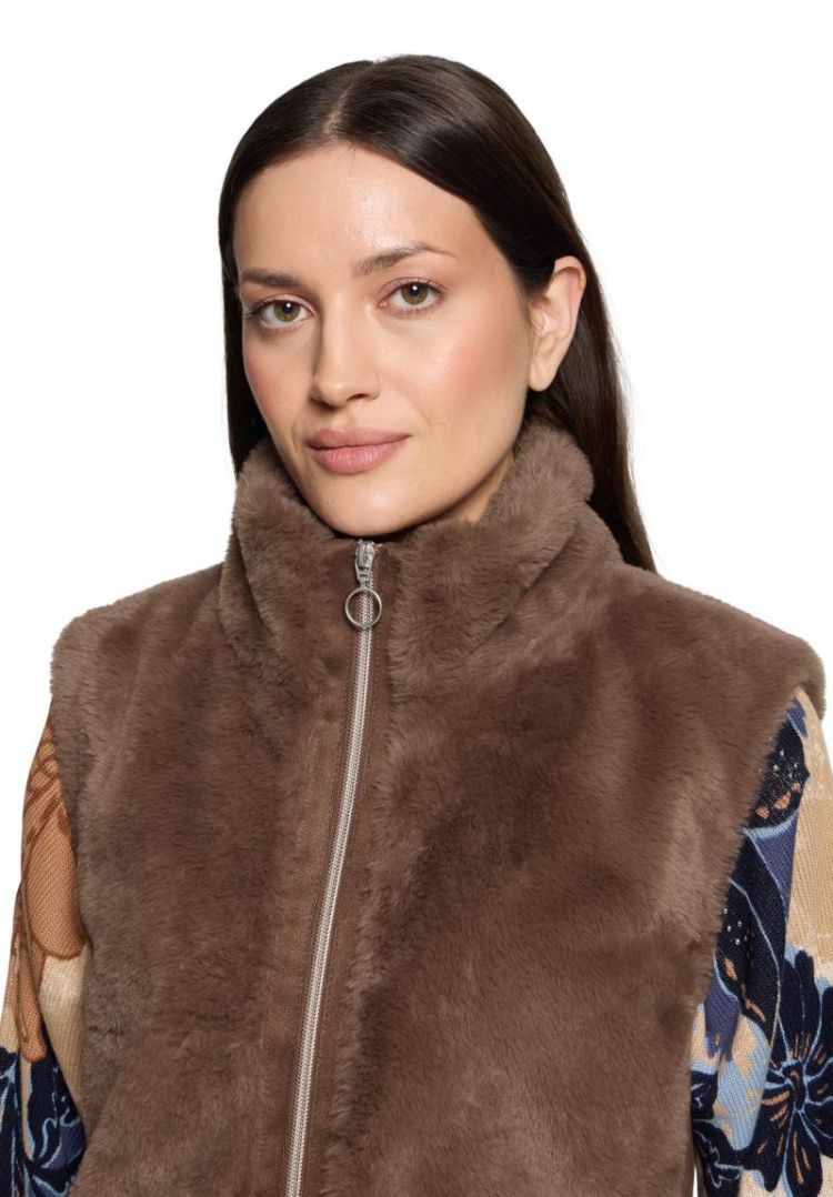 Gilet BETTY BARCLAY 7048 Dark Coffe