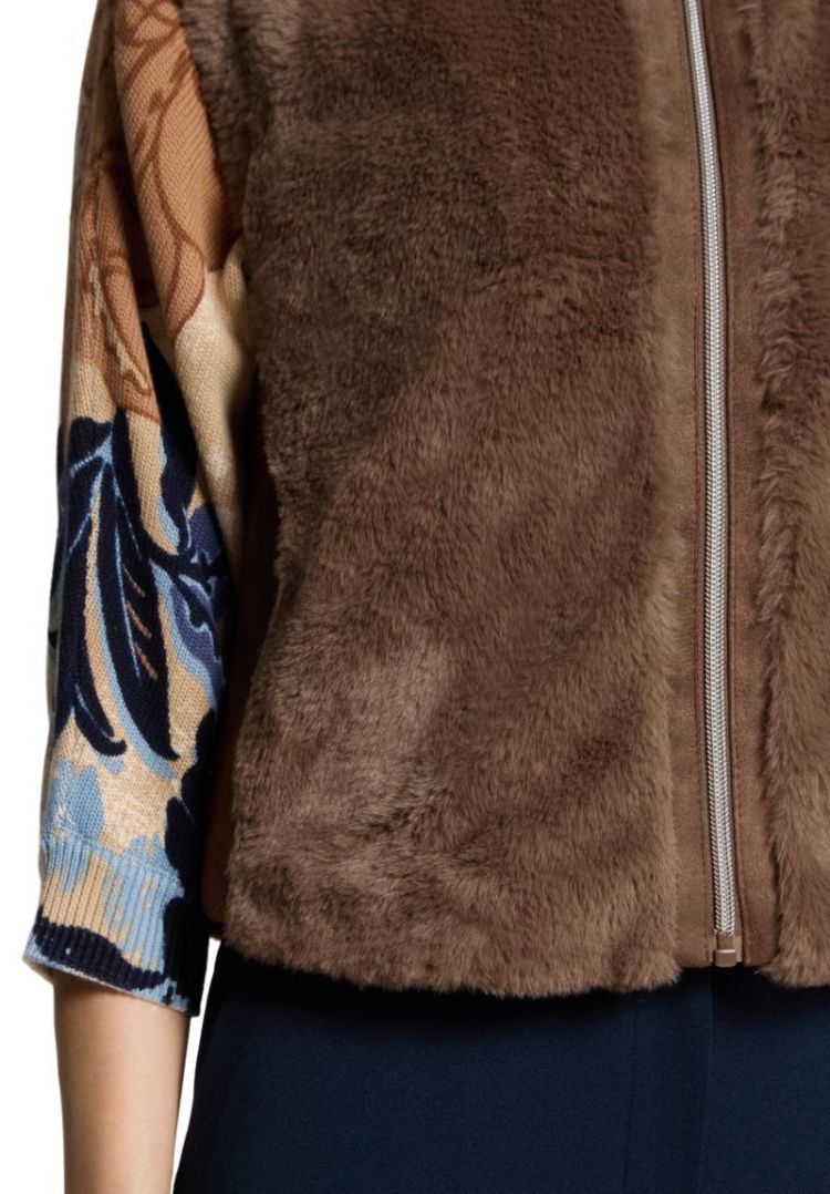 Gilet BETTY BARCLAY 7048 Dark Coffe