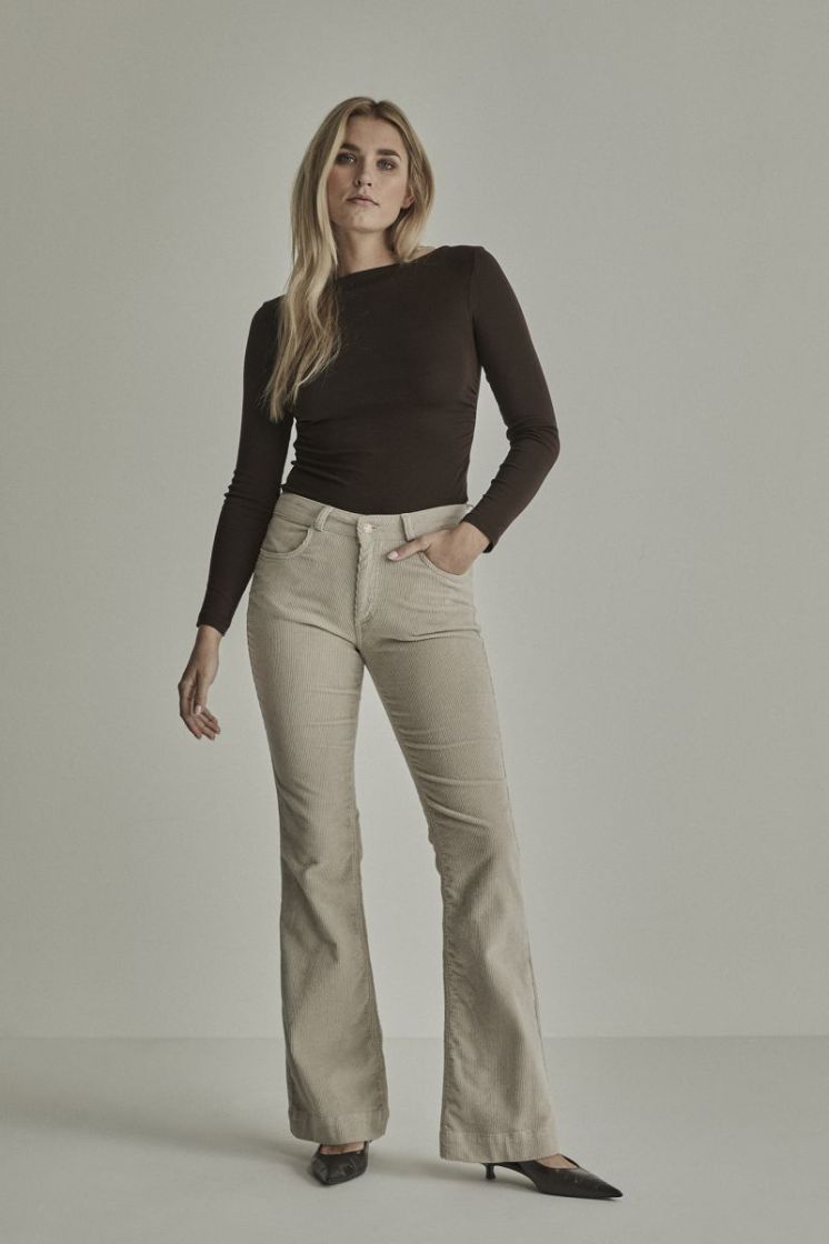 Broek PARA MI 009 Ivory Grey