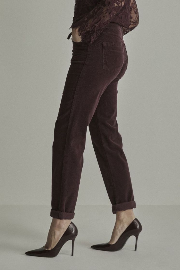 Broek PARA MI 434 Burgundy Re