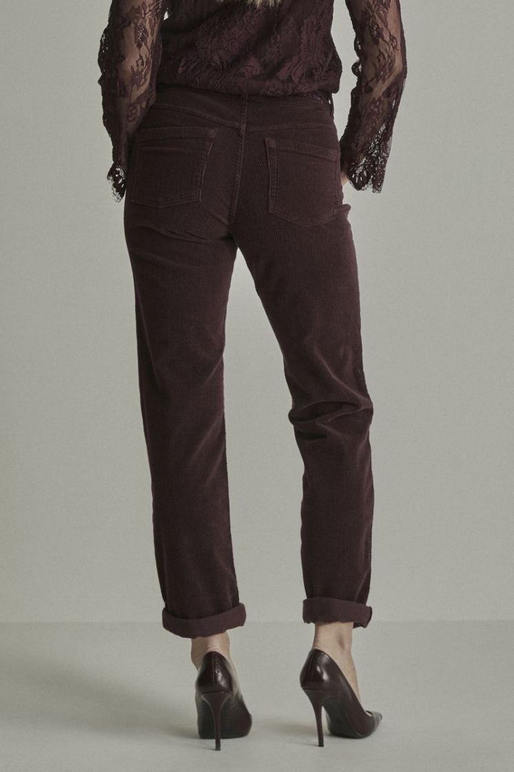 Broek PARA MI 434 Burgundy Re