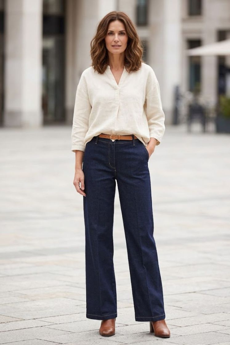 Jeansbroek DOTTS DBLUE