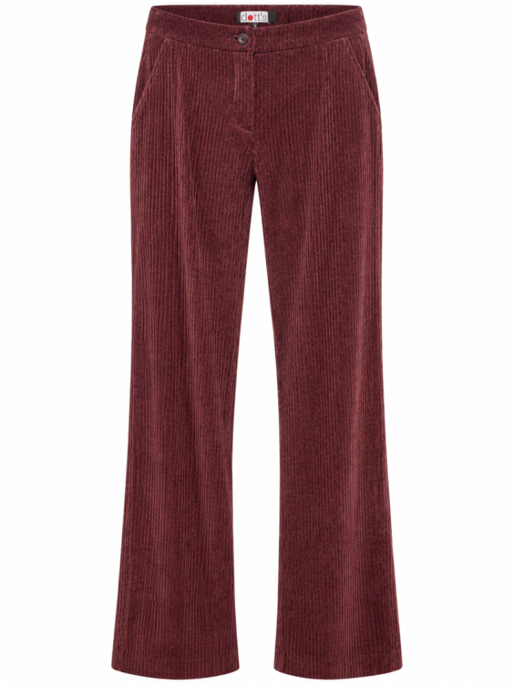 Broek DOTTS 766 BORDEAUX