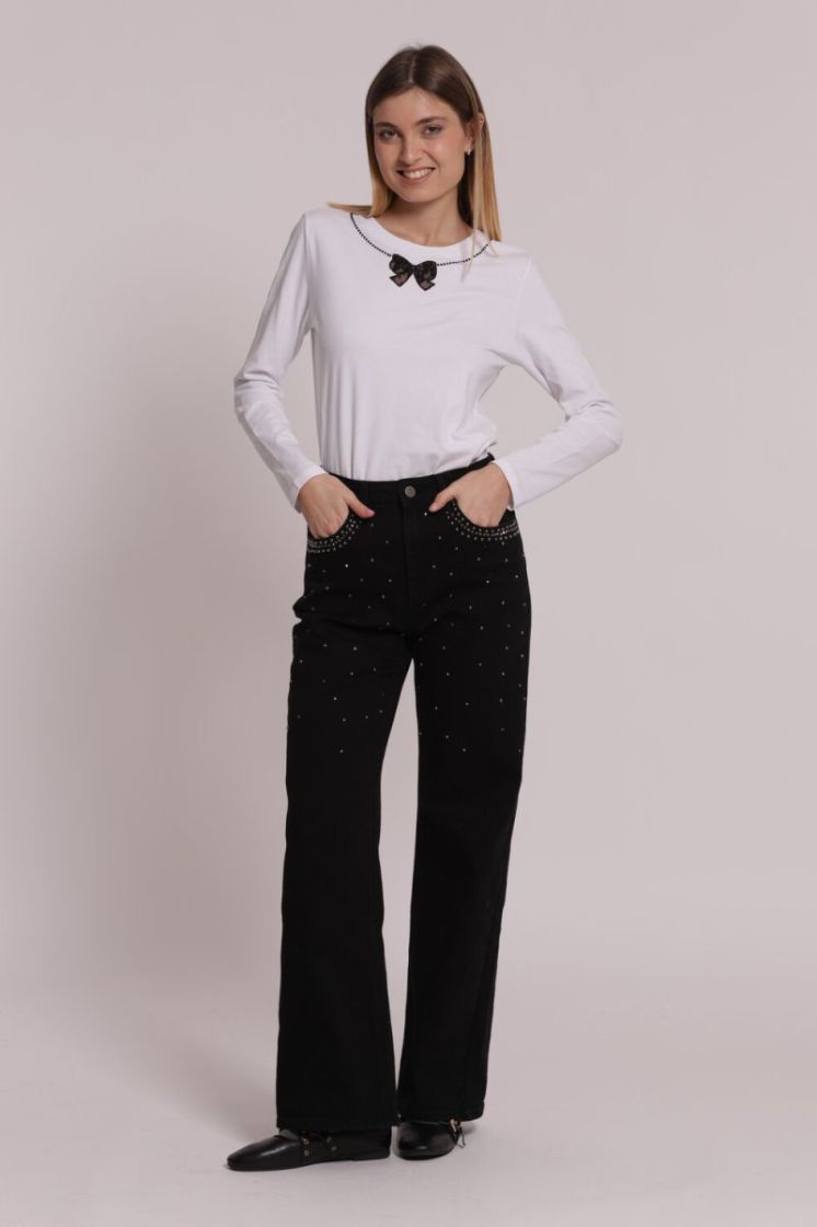 Jeansbroek MIMI-MUA 1000 NERO