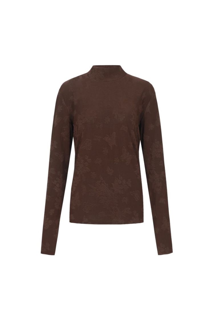 T-shirt C&S THE LABEL 522 MOCHA BROWN