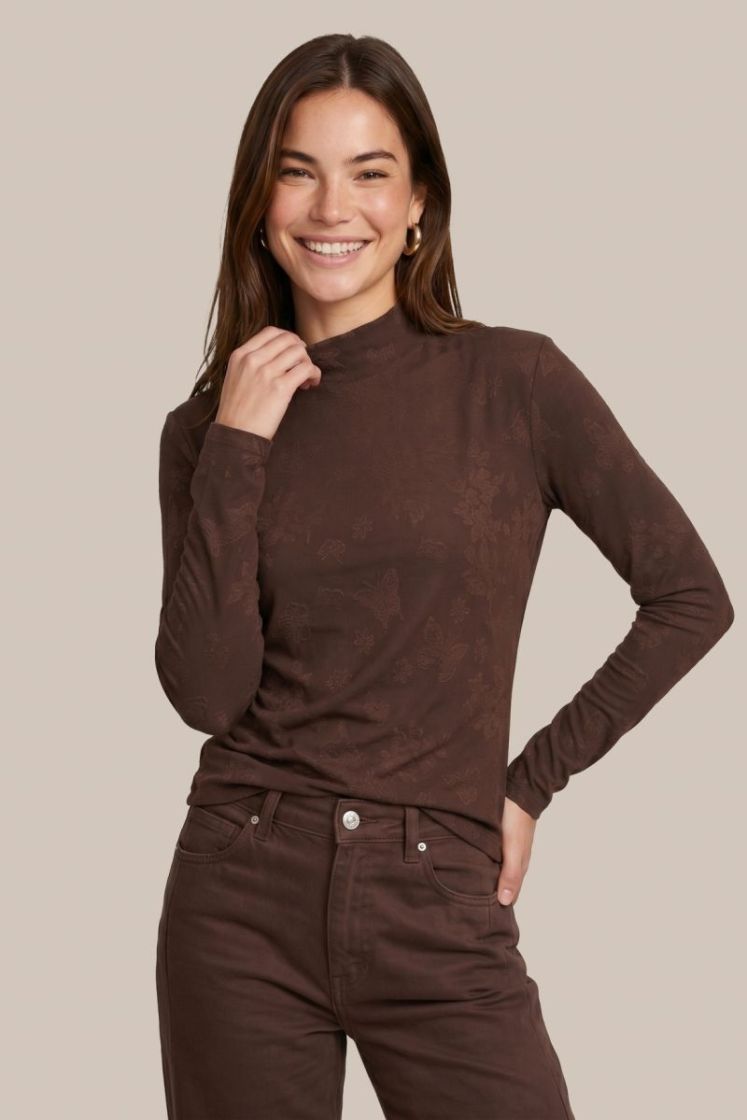 T-shirt C&S THE LABEL 522 MOCHA BROWN