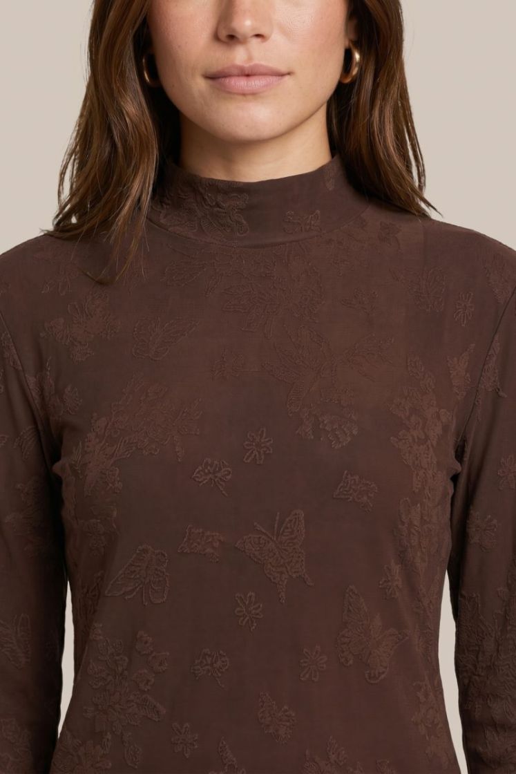 T-shirt C&S THE LABEL 522 MOCHA BROWN