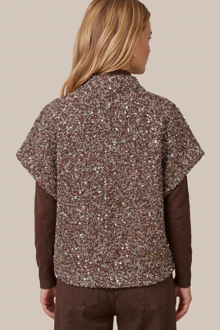 Gilet C&S THE LABEL 522999 MOCHA BR