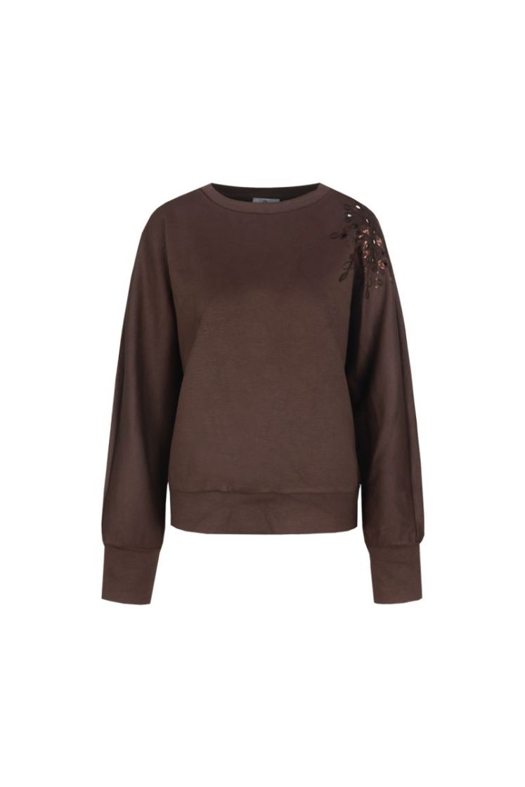 Sweater C&S THE LABEL 522 MOCHA BROWN