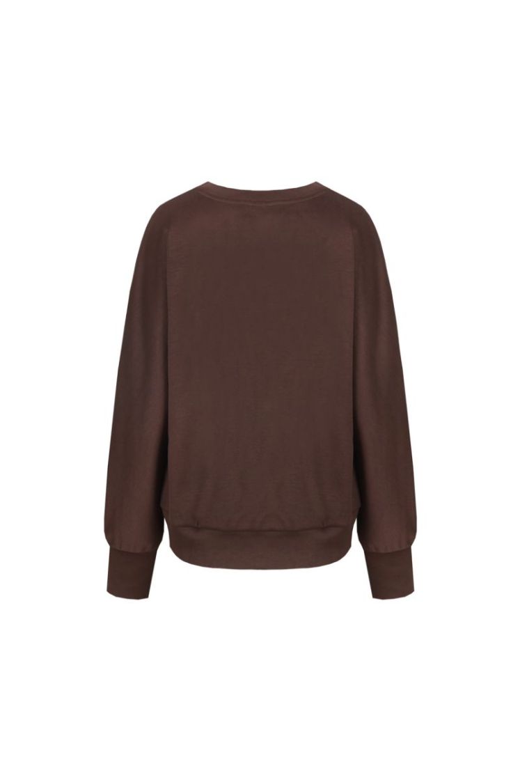 Sweater C&S THE LABEL 522 MOCHA BROWN