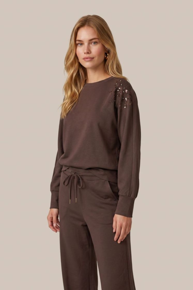Sweater C&S THE LABEL 522 MOCHA BROWN