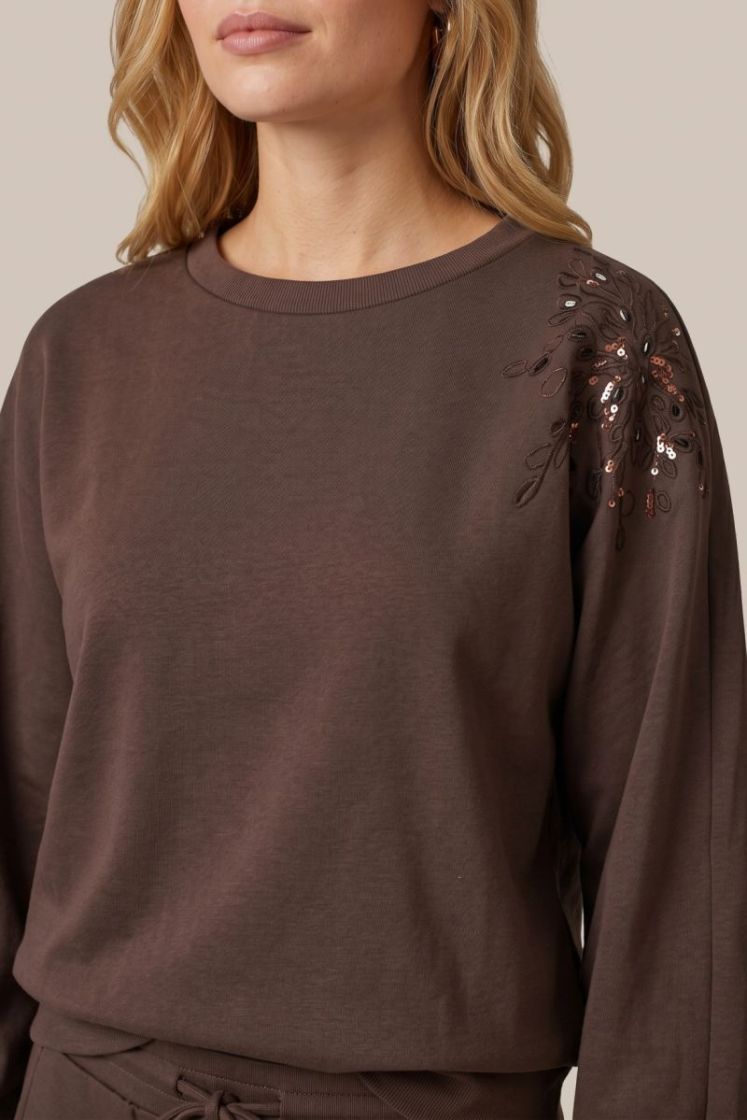 Sweater C&S THE LABEL 522 MOCHA BROWN