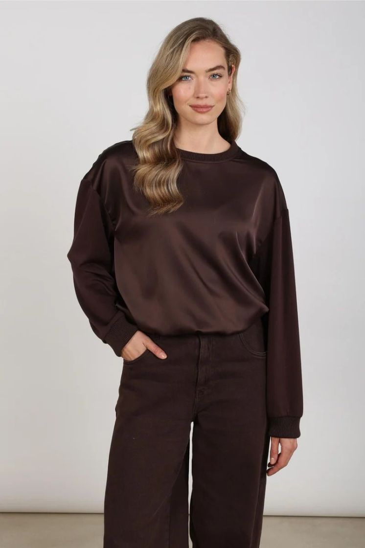 Sweater NUKUS 334 CHOCOLATE