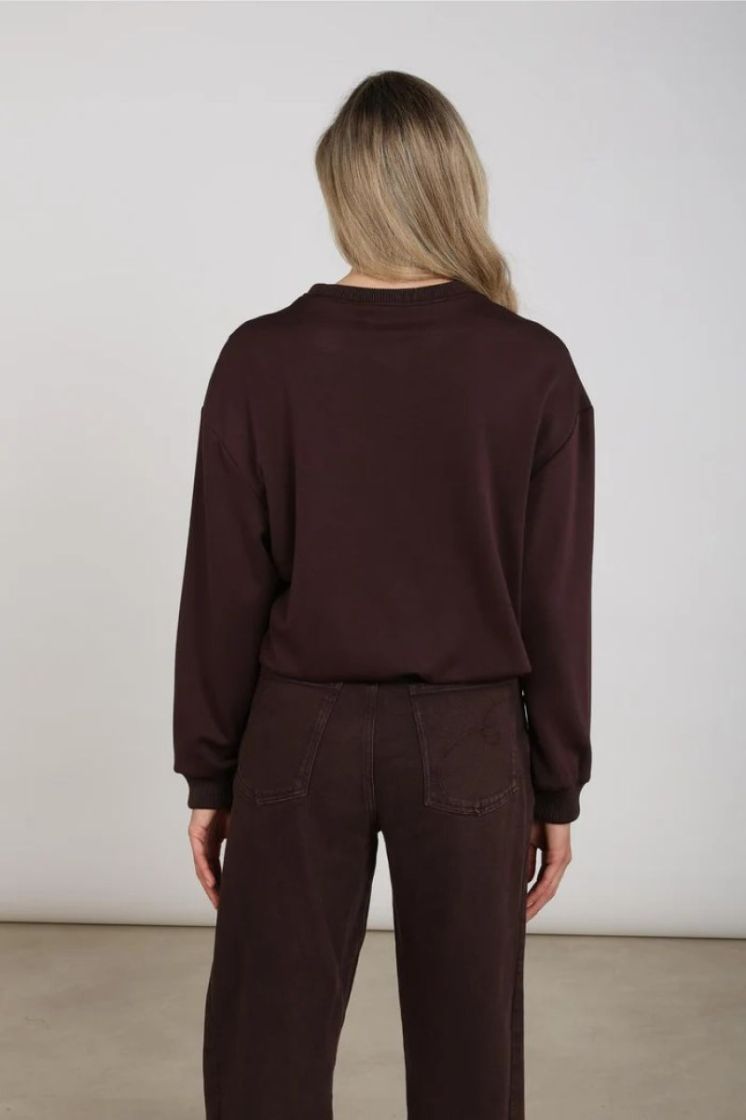 Sweater NUKUS 334 CHOCOLATE
