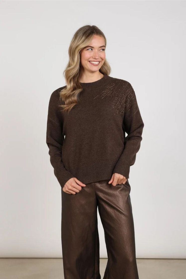 Pull NUKUS 334 CHOCOLATE