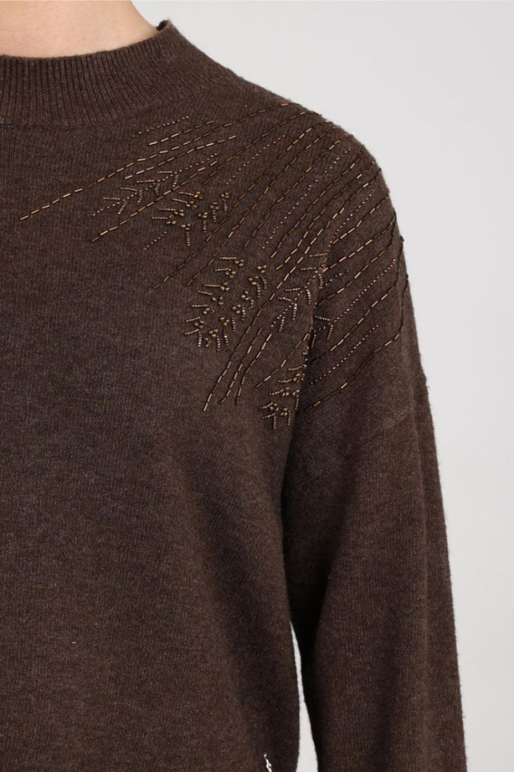 Pull NUKUS 334 CHOCOLATE