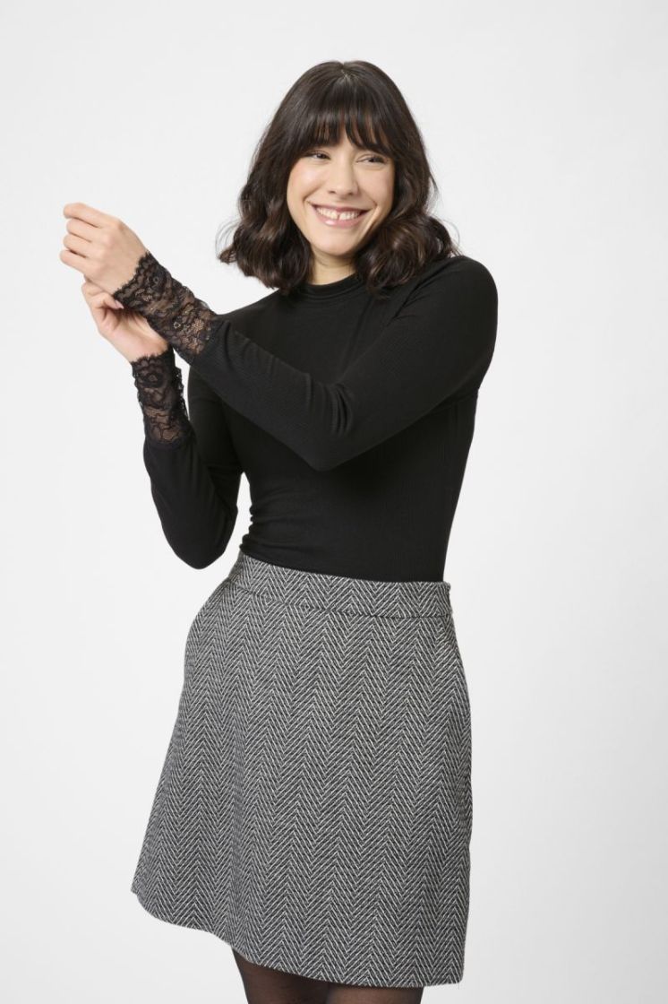 T-shirt KAFFE 100121 Black De