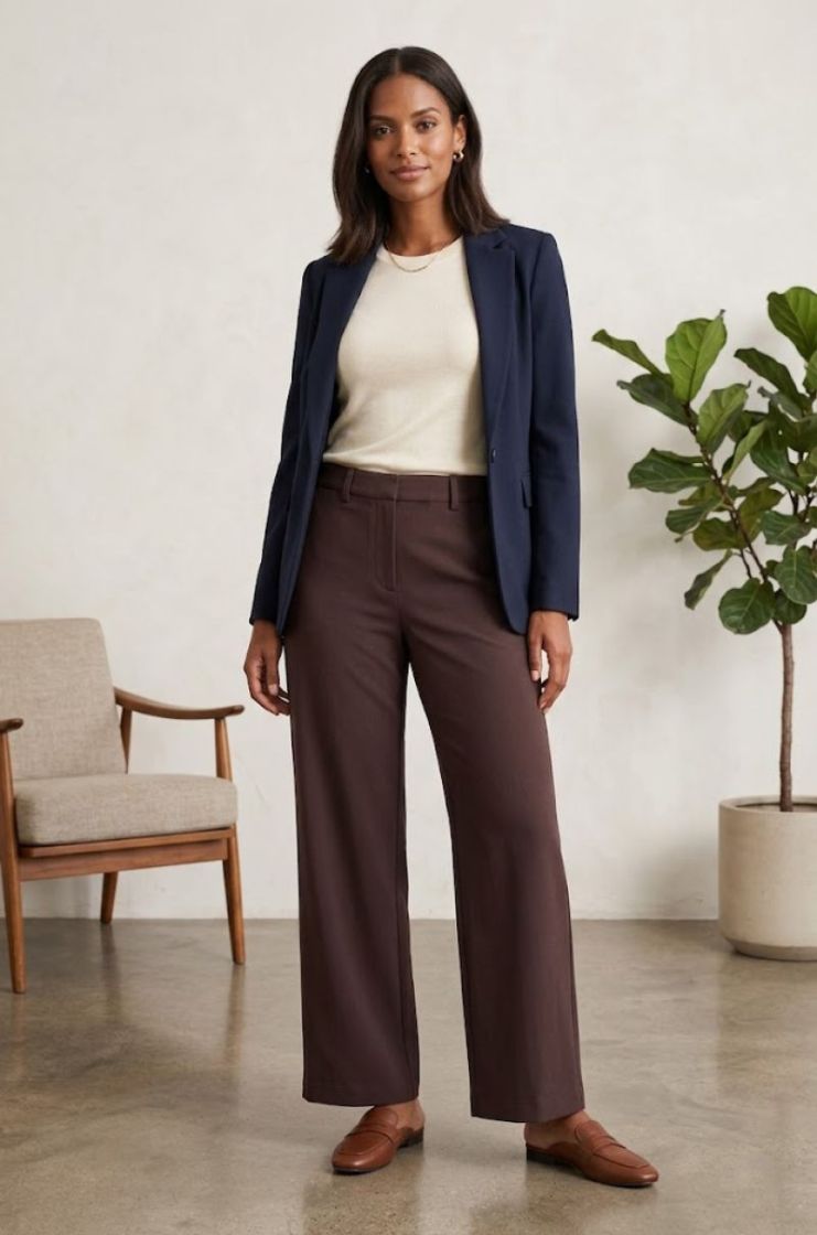 Broek KAFFE 191619 Fudge