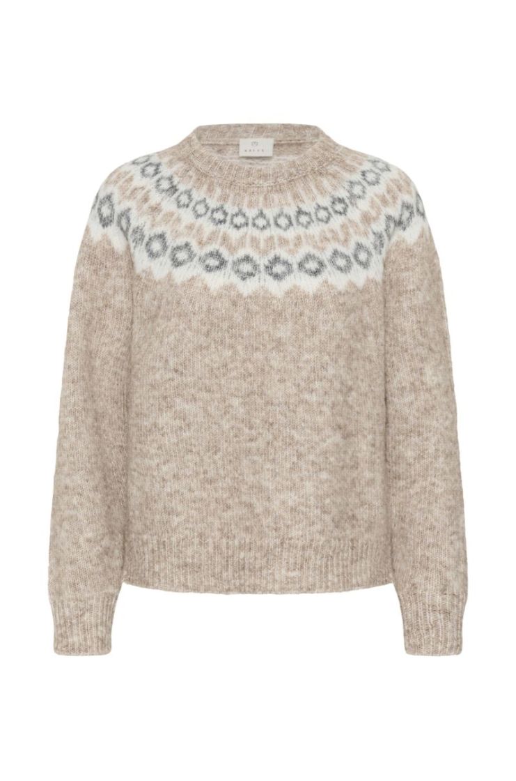 Pull KAFFE 110065 Beige Me