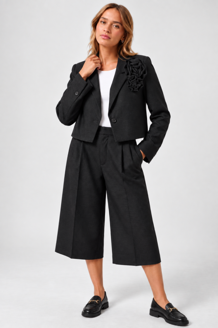 Broek KAFFE 100125 Dark Gre